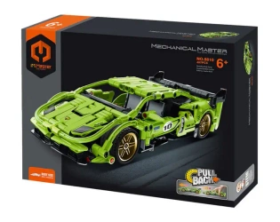 Klocki Auto wyścigowe zielone 457el - Immaster-Koco