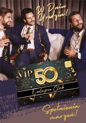 Karnet Urodziny 50 Gift-M - Armin Style
