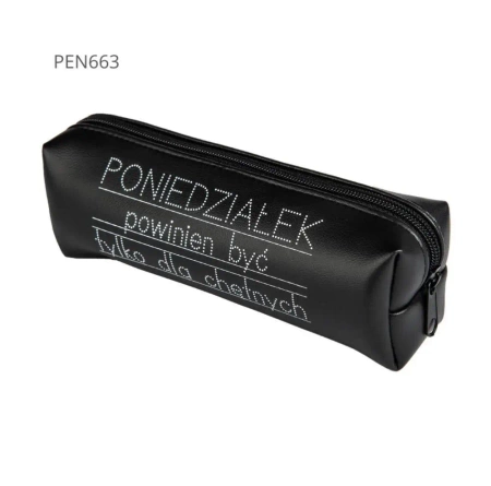 Piórnik jednokomorowy czarny - Poniedziałek powin - Pajacyk