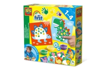 Dinozaury malowanie palcami - SES