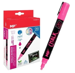 Pisak kredowy różowy (12szt) - MP Main Paper