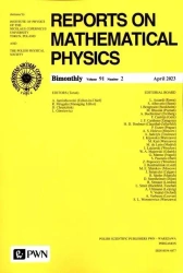 Reports on Mathematical Physics 91/2 - praca zbiorowa