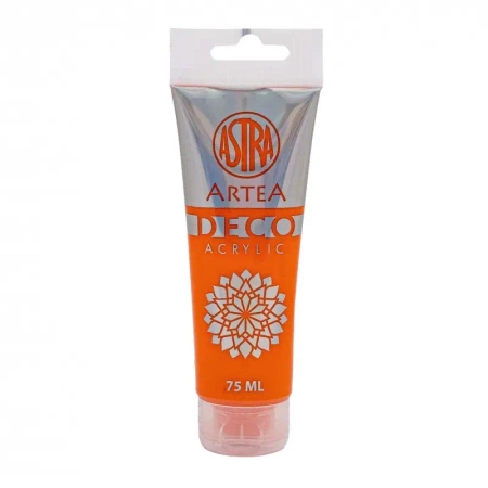 Farba akrylowa Deco Artea 75 ml tuba pomarańczowy - ASTRA art-pap