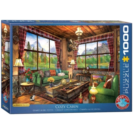 Puzzle 1000 Cozy Cabin by Dominic Davison 6000-5377 - Eurographics