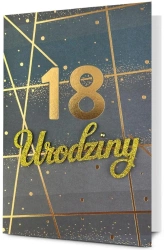 Karnet Urodziny Osiemnastka - Pan Dragon