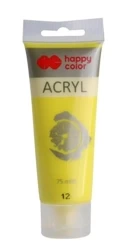 Farba akrylowa 75ml cytrynowa HAPPY COLOR - GDD