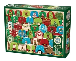 Puzzle 1000 Świąteczne swetry G3 - Cobble Hill