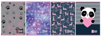 Zeszyt A5/32K kratka mix dziewczęcy (15szt) - ST-MAJEWSKI