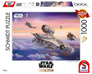 Puzzle 1000 PQ T. Kinkade Star Wars The Mandalorian Eskorta 110804 - Schmidt Puzzle
