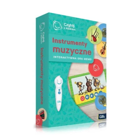 Czytaj z Albikiem. Interaktywna gra memo. Instrumenty muzyczne