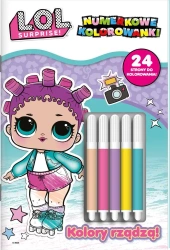 L.O.L. Surprise! OMG. Numerkowe kolorowanki cz.4 - praca zbiorowa