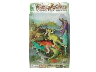 Dinozaury z akcesoriami 9szt - ADAR