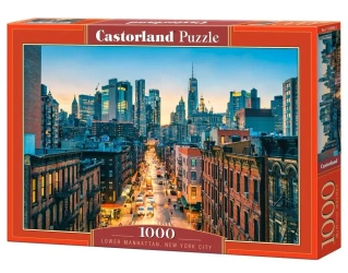 Puzzle 1000 Lower Manhattan, New York City CASTOR - Castorland