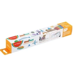 Naklejka na ścianę Global Travel do kolorowania - Keyroad