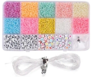 Zestaw koralików do robienia biżuterii - Merkpol