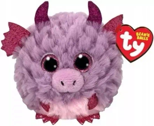 Maskotka TY Beanie Balls SPARK smok lila 42557