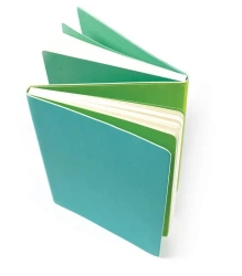 Notatnik dwustronny linie/gładki morski - Kolorowe Baloniki