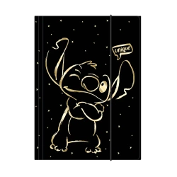 Teczka A4 z gumką Disney Gold Stitch wzór 1 - PATIO