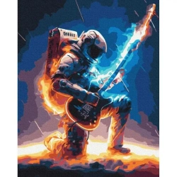 Malowanie po numerach - Kosmiczny muzyk 40x50cm - Twoje Hobby