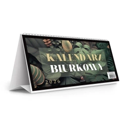 Kalendarz 2026 biurkowy poziomy stojący 29x13cm - Artsezon