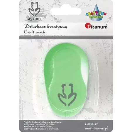 Dziurkacz z motywem Tulipan obrys 25mm - Titanum