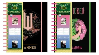 Planer na spirali 74K Wicked z naklejkami mix - Beniamin