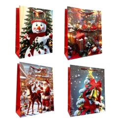 Torebka prezentowa L Boże Narodzenie mix - Ju-Piter