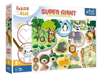 Puzzle 15 Giant Bobaski w Zoo TREFL