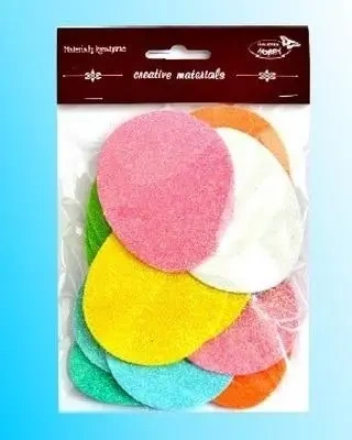 Jaja duże brokatowe 16szt - Galeria Hobby