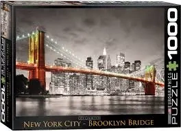 Puzzle 1000 New York City Brooklyn Bridge 6000-0662 - Eurographics