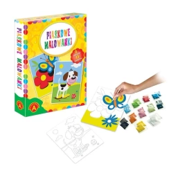 Piaskowe malowanki - Pies i Motyl ALEX - Alexander