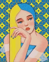 Diamentowa mozaika - Niewzruszony... 40x50cm - Ideyka