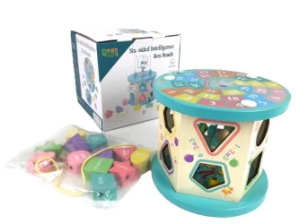 Sorter edukacyjny drewniany - Maksik