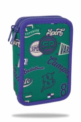 Piórnik podwójny z wyposażeniem Coolpack Jumper 2 American Retro - PATIO