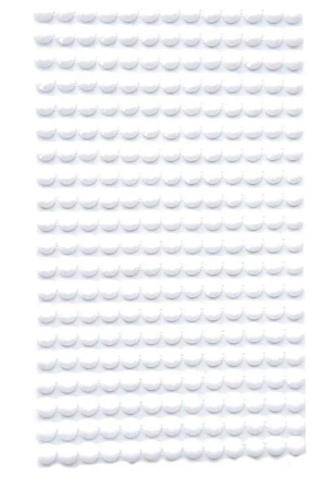 Kryształki samoprzylepne white 6mm 260szt - Dalprint dpCraft