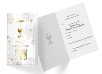 Zaproszenie PMZ-087 Komunia - Passion Cards