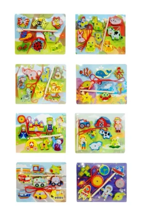 Puzzle drewniane z wędką - SWEDE