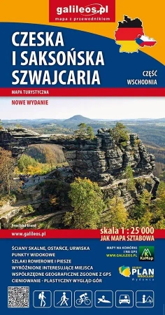 Mapa turystyczna - Czeska i Saksońska Szwajacaria - praca zbiorowa