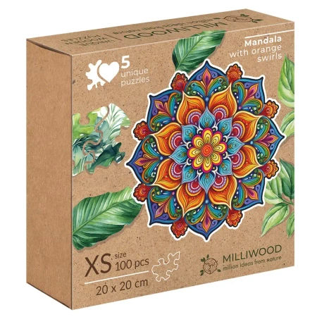 Puzzle drewniane 100 Mandala radości ALEX - Alexander