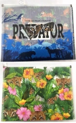 Teczka A4+ z plastikowym suwakiem Pantera/Tygrys - Fresh