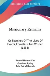 Missionary Remains - Cox Samuel Henson