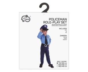 Strój dla dzieci Policjant 110/120cm - Godan