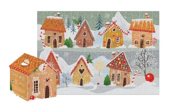 Puzzle 250 Gingerbread Village - INTERDRUK