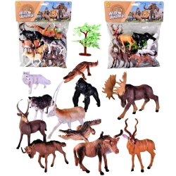 Zwierzęta dzikie zoo 6szt MIX - Trifox