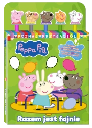Razem jest fajnie. Świnka Peppa. Poznaj przyjaciół - Opracowanie zbiorowe