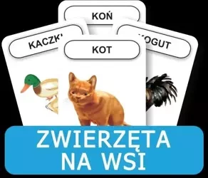 Rozwijamy mowę i myślenie - Zwierzęta na wsi. - KOMLOGO