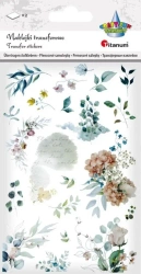 Naklejki transferowe Kwiaty zielone 2 plansze - Titanum