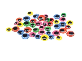 Ruchome oczka kolorowe 44szt - Brewis