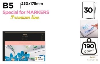 Szkicownik B5/30K do markerów - Artix