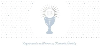 Zaproszenie Komunia (10szt) - AbCard